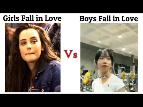 Girls Fall In Love Vs Boys Fall In Love !! Memes #viralmemes #meme