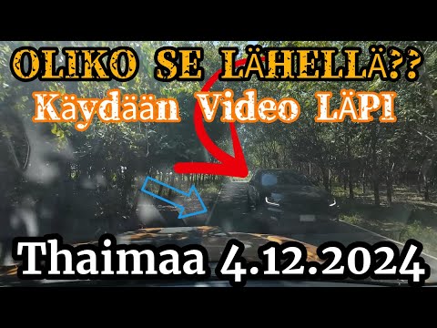 Käydään Video Läpi Läheltäpiti TIlanteesta - Ostanko Uuden Moottoripyörän 4.12.2024 Thaimaa