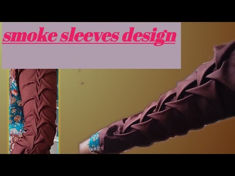 How to make smoke sleevs design latest sleevs design