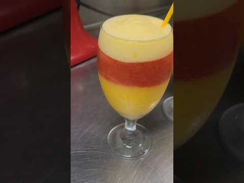 Frozen Layered Lemonade! #frozenlemonade #frozendrinks #lemonade #summerdrinks #shortsviral #fruits