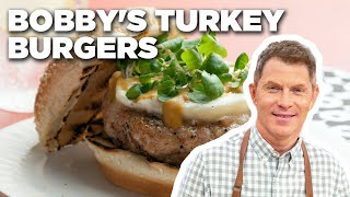 Bobby Flay's Turkey Burgers | Grill It! with Bobby Flay | Food Network