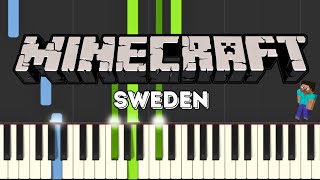 Sweden - Minecraft | Piano Tutorial (Synthesia)