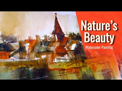 Painting Nature's Beauty: Capturing Tranquility: What Lies Beyond?