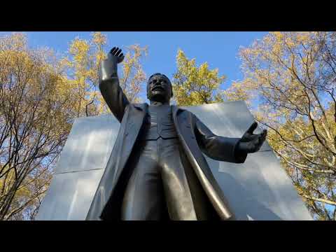 Theodore Roosevelt Memorial on Roosevelt Island in Washington DC / Virginia