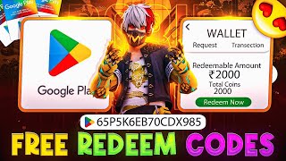 Free Redeem Code 💎 Free Fire Redeem Code Today 🔥😱 2000₹/- Free Redeem Code😎 #redeemcode