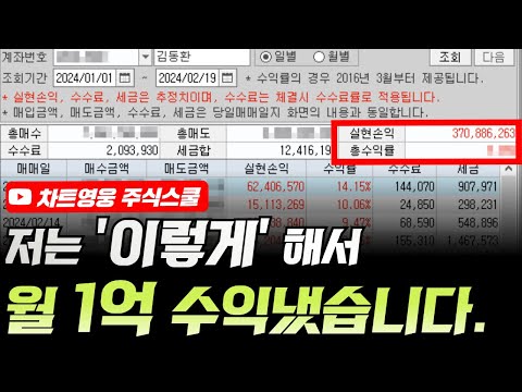 저는 '이렇게' 해서 월 1억 수익냈습니다.