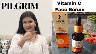 Pilgrim NEWLY LAUNCHED 10% Vitamin C Serum | Beginner friendly | Honest Review #indianskincare #ad