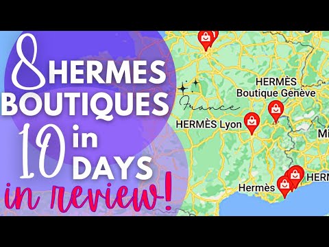 8 HERMÈS BOUTIQUES IN 10 DAYS! REVIEW & EXOTIC FINDS!