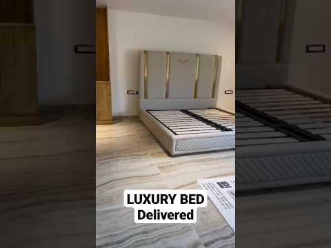 Imported Luxury bed with PVD plating. Just delivered.    #luxury #furniture #beds #imported