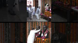 BJP President JP Nadda pays floral tribute to Deendayal Upadhyaya on his 107th birth anniversary