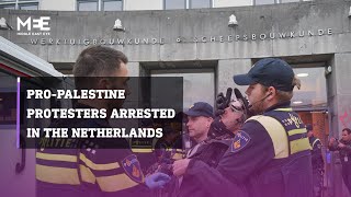 Dutch pro-Palestine student protesters arrested at Delft University of Technology