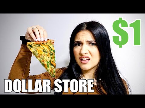 Testing Dollar Store Food For A DAY