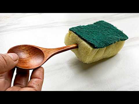 Simple Spoon and Sponge Trick That’ll Change How You Clean Forever!