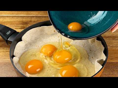 Just 15 Minutes and 4 Eggs! Fast and Delicious Breakfast Recipe!