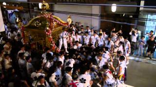 天神祭平成27年　玉神輿の宮入り　大阪手打ち