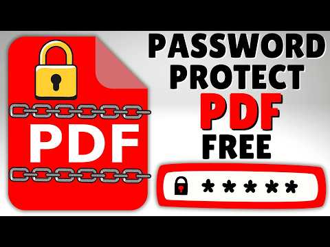 How to Password Protect a PDF for FREE