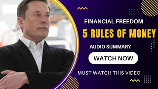 5 rules of money || financial literacy || audio summary || #audiobook