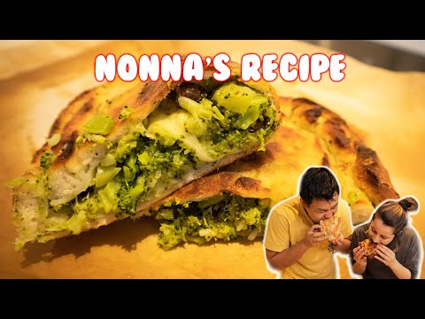 Making My Nonna's Broccoli and Cheese Calzone!