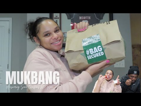 MUKBANG: I Had A Wingstop Craving + Answering Some Questions W/ Ricci