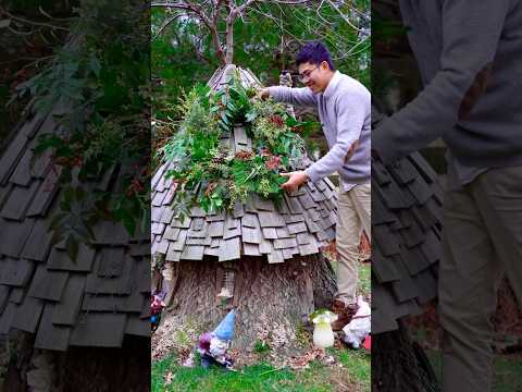 DIY Christmas Wreath from Backyard