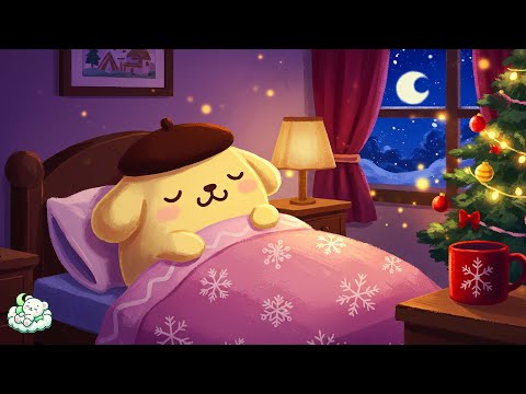 FALL INTO SLEEP INSTANTLY with Pompompurin🎄 Soothing Christmas Piano & Cozy Christmas Ambience