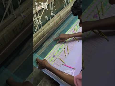 Pestal Colour Factory Paithani silk saree #handloom #silk #paithani #factory #collection #making