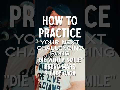 How To Practice Your Next Challenging Song #voice #singer #ladygaga #brunomars #highnotes #shorts