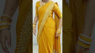 wedding special saree draping for woman #saree #draping #sareedraping