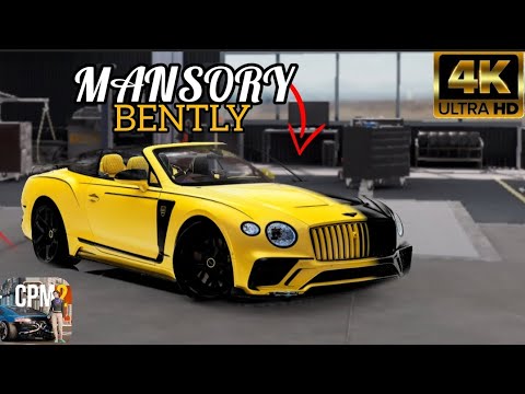 BENTLY CONTINENTAL GT With V12 Engine By Mansory In Car Parking Multiplayer 2