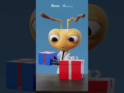 Time to open the gift box and see what's inside✨ #mingo #theants #funny #2025 #newyear #celebration