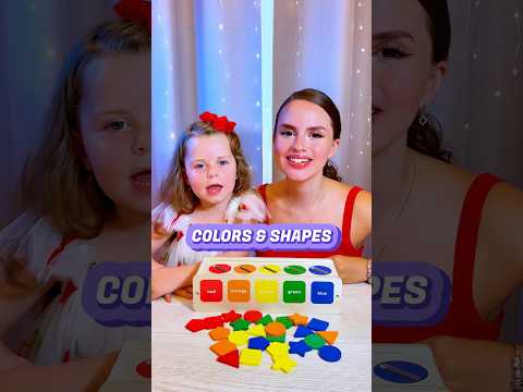 Colors and Shapes for Preschoolers | Educational Activities for Kids #shorts