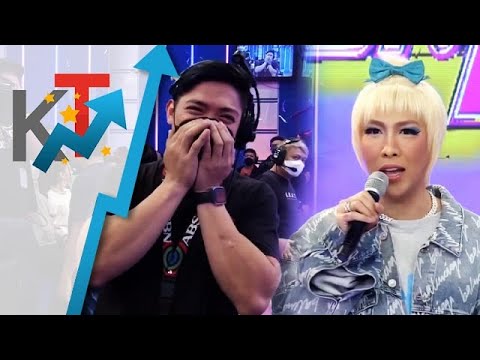 Pido, nahuli ni Vice Ganda na tutok na tutok tv habang nagsasayaw si Kyla Fajardo