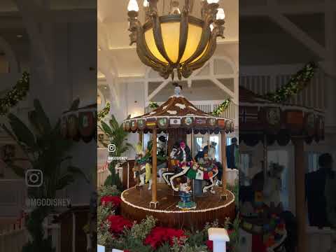 beach club christmas carousel #disney #disneyday #disneyaddict #beachclub #disneyparks #disneyworld