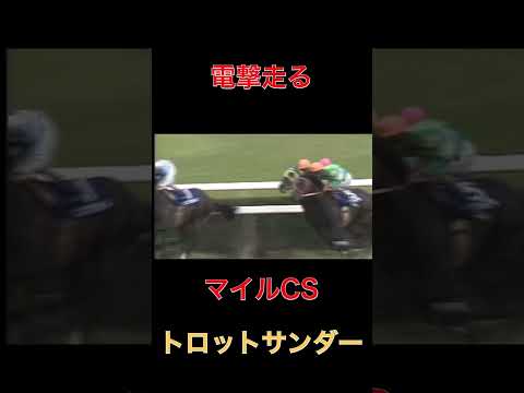 電撃走るトロットサンダー【マイルCS】#競馬