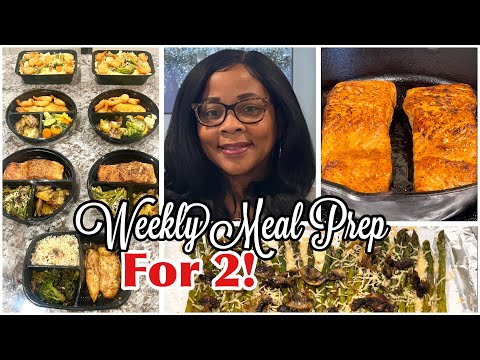 MEAL PREP WITH ME! QUICK AND EASY COUPLE'S MEAL PREP | Empty Nesters Weekly Meals