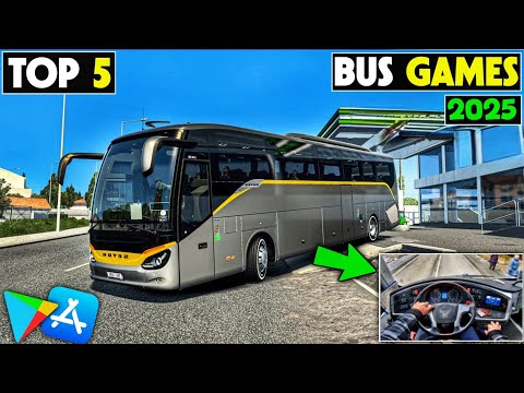 Top 5 New Bus Simulator Games For Android iOS l Best Mobile High Graphics Bus Games