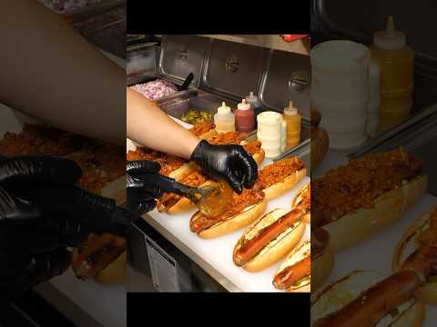 줄서서 먹는 미국식핫도그 / American hot dog in line / korean food #shorts