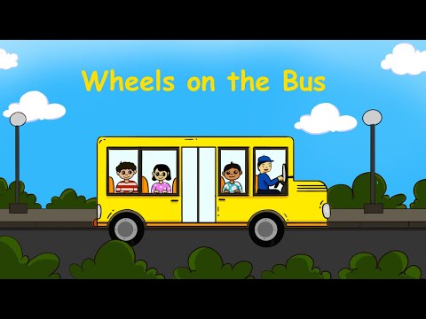 Wheels on the Bus Rhyme for kids #viralvideo #kidssong #kidsrhymes #youtubekids #kidscartoon #kids