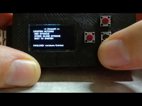 P4wnP1 oled BeBoX menu demo