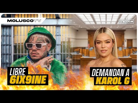 6ix9ine en libertad: MIRA LOS DETALLES/ Karol G enfrenta demanda por nombre de…