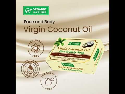 ORGANIC NATURE VIRGIN COCONUT OIL #gurwm #organicskincare products skincare #barsoap