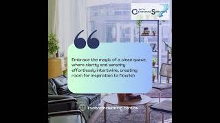 Cleanliness Quote of the Day | KY Cleaning Service #cleaningservices  #cleanspaces #australia