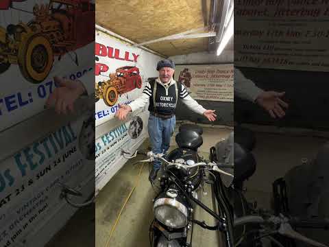 Gypsy John Starts Vincent Rapide in His Garage