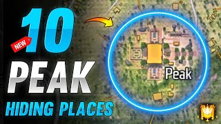 PEAK KE TOP 10 RANK PUSH HIDDEN PLACES 🤩 ✓ BR Rank Push Trick and tips in Solo || Part 1#freefire