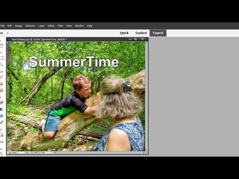 Stylizing Text in Photoshop Elements