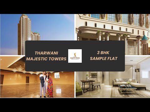 Tharwani Majestic Towers| Kalyan | for Sale| 3 BHK Sample Flat☎️ 9619955861 #luxuryhomes #3bhkflats