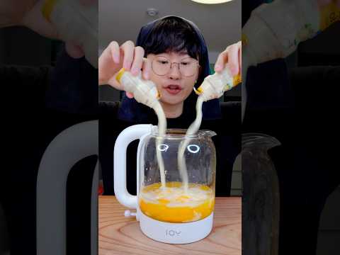 How to make Iced Peach Yakult