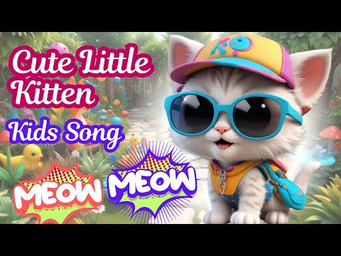 Cute Little Kitten Meow Meow Meow | Fun Nursery Rhyme for Toddlers | Polo Pal Rhymes