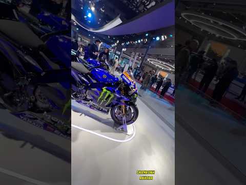 Yamaha Is In Race Mode At Auto Expo 2025 🚀 #yamaha #yamaharacing #autoexpo