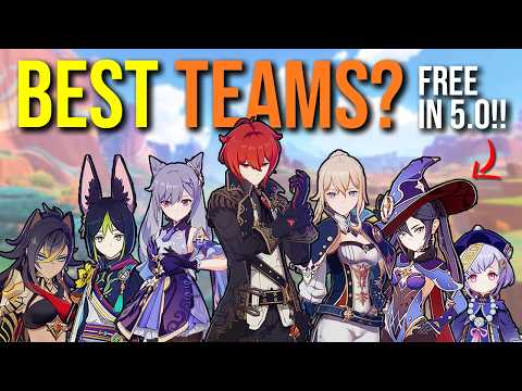 What are the BEST TEAMS for Standard Banner 5 STAR Characters (And who to get) | Genshin Impact